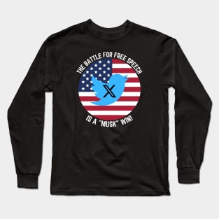 Elon Musk Twitter Long Sleeve T-Shirt